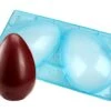 Moule Chocolat - Demi-oeuf Lisse - 2 Empreintes 24 X 14 Cm