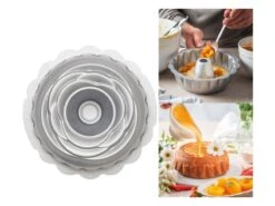Moule Savarin Rose - Ø 20 X Ht 8 Cm - Decora