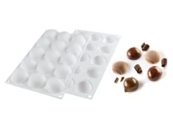 Moule Silicone - 15 Marrons - 30 X 17,5 Cm - Silikomart