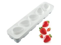 Moule Silicone - 5 Fraises - 40 X 10 Cm - Silikomart