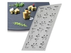 Moule Silicone Pavodécor - Décor Puzzles - 18 Empreintes - Pavoni