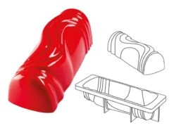 Moule à Bûche Silicone - Lady - 25 X 9 Cm - Pavoni