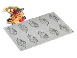 Moule Silicone - Plumes - 30 X 20 Cm - Pavoni