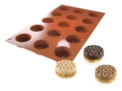 Moule Silicone Rond Mauresque - 15 Empreintes - 30 X 17,5 Cm - Silikomart