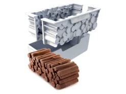 Moule à Bûche Silicone - Woody - 22 X 9 Cm - Silikomart