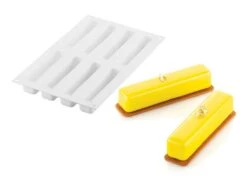 Moule Silicone - 8 Stripe éclairs - 13 X 2,8 Cm - Silikomart