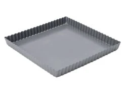Moule à Tarte Carré - Fond Amovible - 23 X 23 Cm - Dexam
