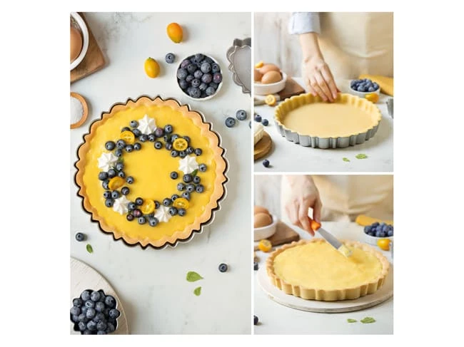 Moule à Tarte Rond - Design - Ø 25 Cm - Decora 2 Moule à Tarte Rond - Design - Ø 25 Cm - Decora – Image 2