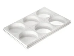 Moule Silicone Torta Flex - 6 Disques - Ø 18 Cm - Silikomart