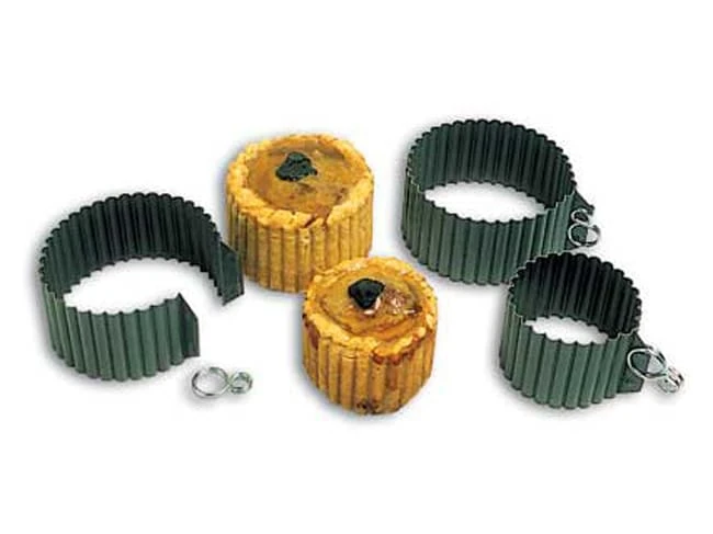 Moule à Pâté En Croûte - Rond Cannelé - Ø 6,5 Cm - Matfer 2 Moule à Pâté En Croûte - Rond Cannelé - Ø 6,5 Cm - Matfer – Image 2