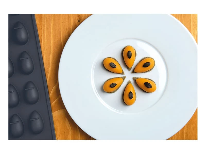 Moule Silicone Pavoflex - 100 Mini Quenelles - 60 X 40 Cm - Pavoni 1 Moule Silicone Pavoflex - 100 Mini Quenelles - 60 X 40 Cm - Pavoni