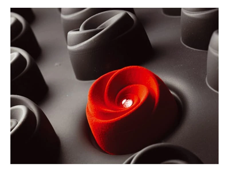 Moule Silicone Pavoflex - 24 Boutons De Roses - 60 X 40 Cm - Pavoni 1 Moule Silicone Pavoflex - 24 Boutons De Roses - 60 X 40 Cm - Pavoni