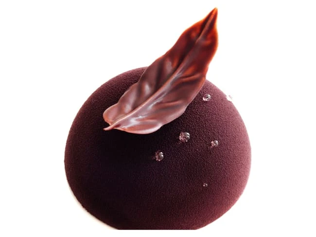 Peigne à Chocolat - Décor Pétale - Martellato 2 Peigne à Chocolat - Décor Pétale - Martellato – Image 2