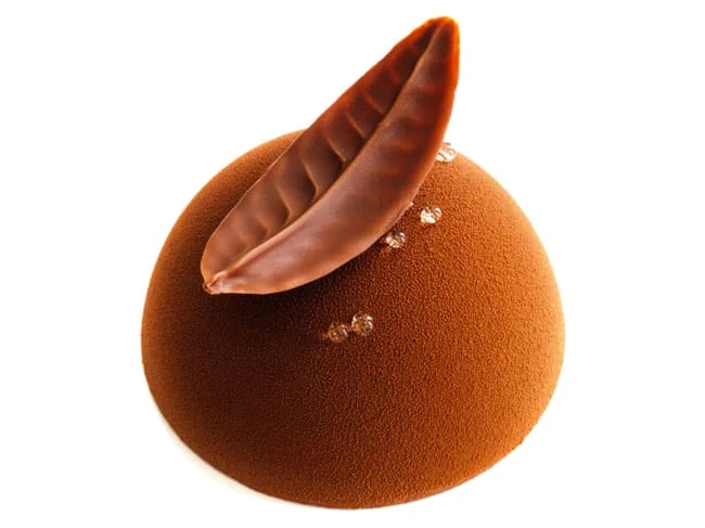 Peigne à Chocolat - Décor Plume - Martellato 2 Peigne à Chocolat - Décor Plume - Martellato – Image 2