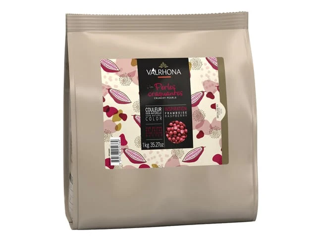 Perles Croustillantes Inspiration Framboise - 1 Kg - Valrhona 1 Perles Croustillantes Inspiration Framboise - 1 Kg - Valrhona