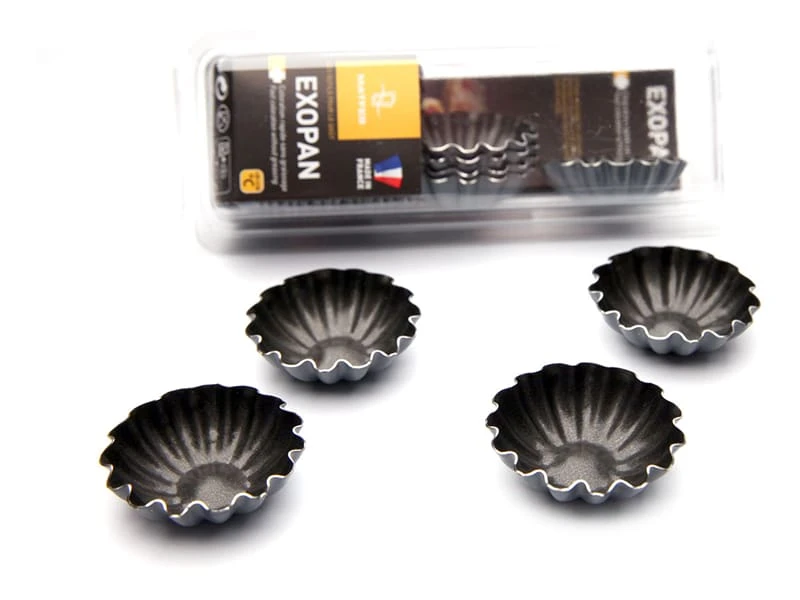 Petit Four Rond Marguerite (x 25) - Exopan® - Ø 4,5 Cm - Matfer 1 Petit Four Rond Marguerite (x 25) - Exopan® - Ø 4,5 Cm - Matfer