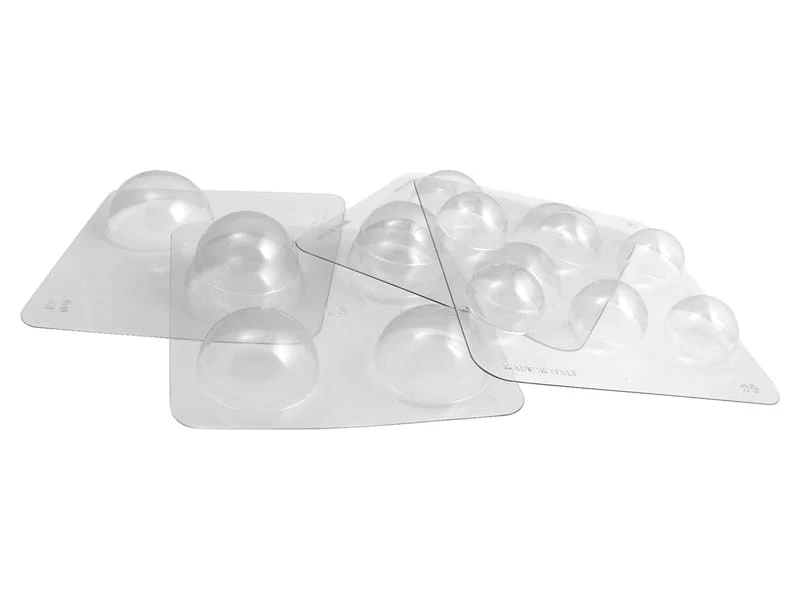 Moule Chocolat Demi-sphère (x 4) - Petit Format - Martellato 1 Moule Chocolat Demi-sphère (x 4) - Petit Format - Martellato