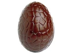 Moule Chocolat - Demi-oeuf Craquelé - 4 Empreintes -Fournitures De Pâtisserie plaque oeuf chocolat craquele 4 3 main 650