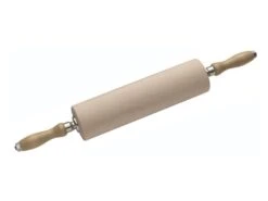 Rouleau à Pâtisserie En Hêtre - Poignées Sur Roulement - 58 Cm