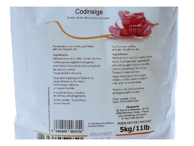 Codineige Sucre Décor - 5 Kg - Marguerite 3 Codineige Sucre Décor - 5 Kg - Marguerite – Image 3