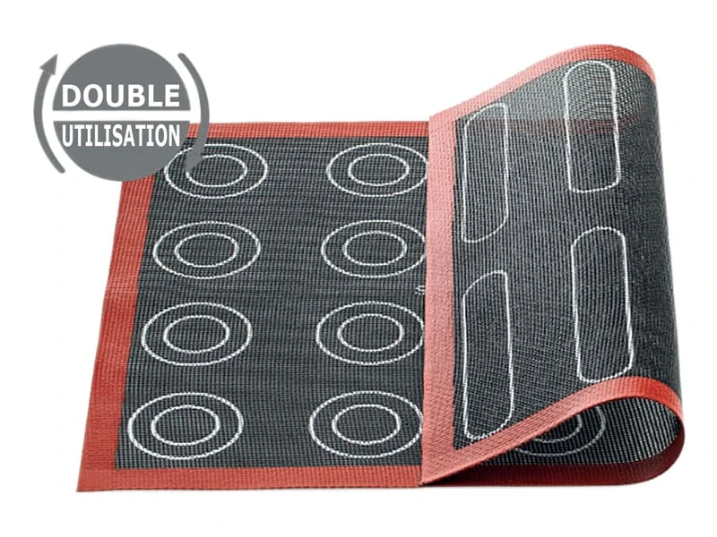 Tapis De Cuisson - Spécial Choux, éclairs Et Pains - 40 X 30 Cm - Silikomart 1 Tapis De Cuisson - Spécial Choux, éclairs Et Pains - 40 X 30 Cm - Silikomart