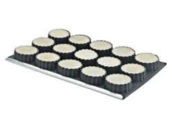 Moule Kali - 15 Tartelettes Rondes Unies Creuses - Mallard Ferrière -Fournitures De Pâtisserie tartelettes rondes unies creuses kali 15 5 main 650