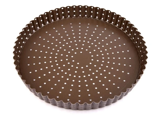 Tourtière Cannelée Fond Perforé Mobile - Ø 20 Cm - Gobel 1 Tourtière Cannelée Fond Perforé Mobile - Ø 20 Cm - Gobel
